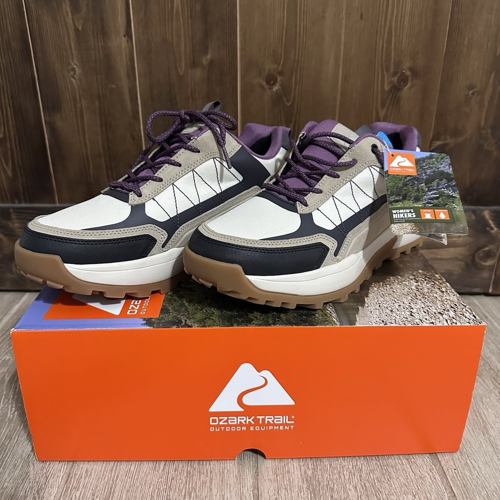 Ozark Trail Waterproof Hiking Sneaker Shoes W OT WP HIKE LOW Beige Size 10
